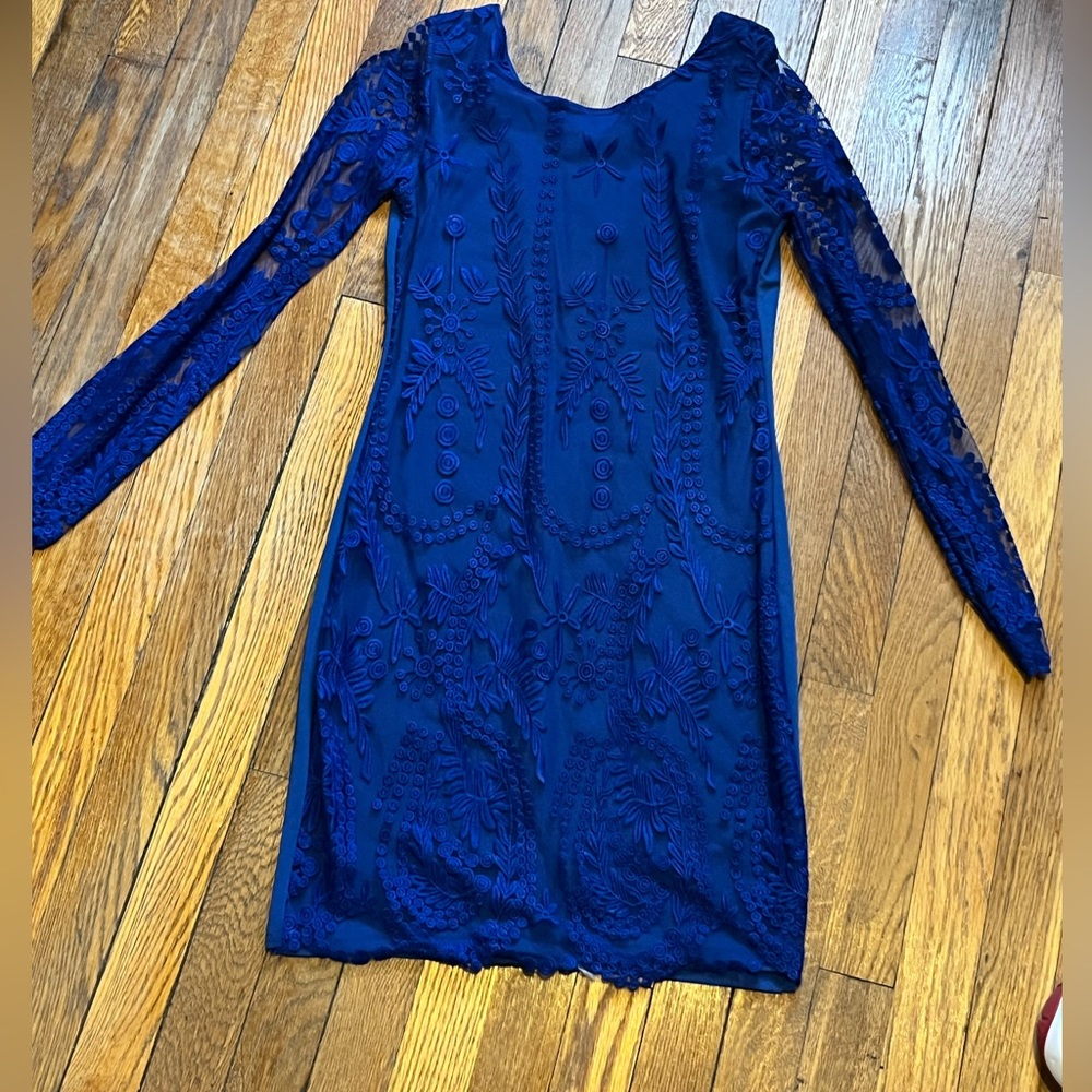 Blue Bodycon Dress from Boohoo! NWOT!